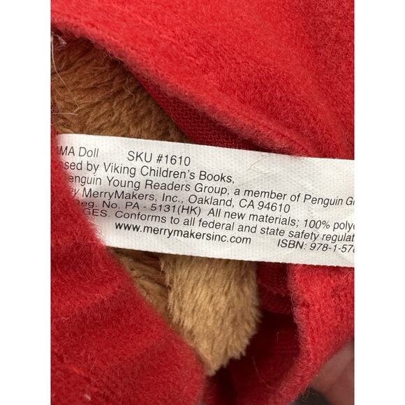 Llama Llama In Pajamas Holding Toy Red Brown 10” Stuffed Animal Merrymakers - Picture 7 of 7